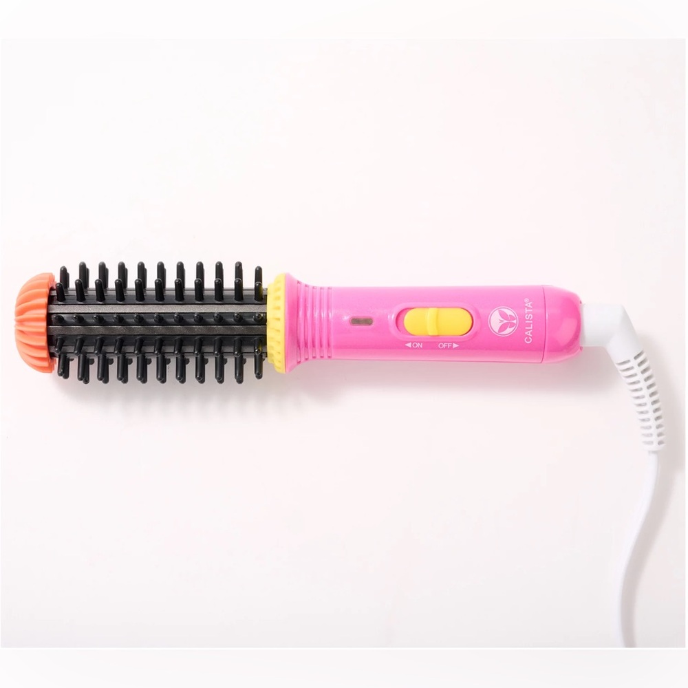 CALISTA Pink Hot Air Styling Brush - Detangling & Volumizing